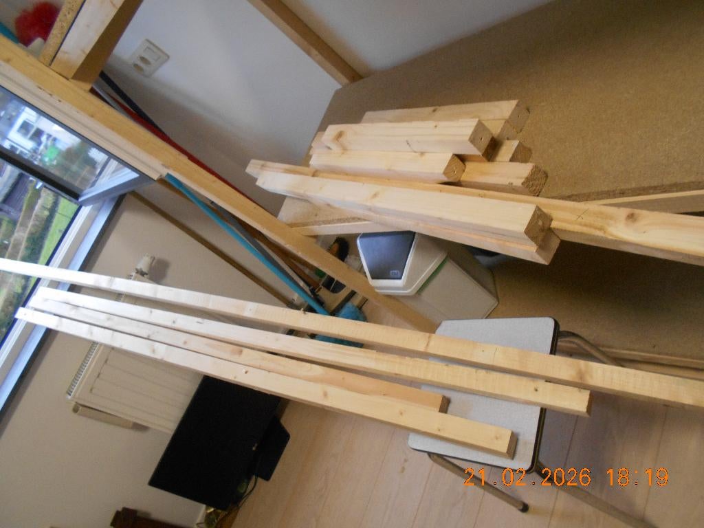 chevrons 3.5 cm et planches mdf, Bricolage & Construction, Enlèvement, Neuf