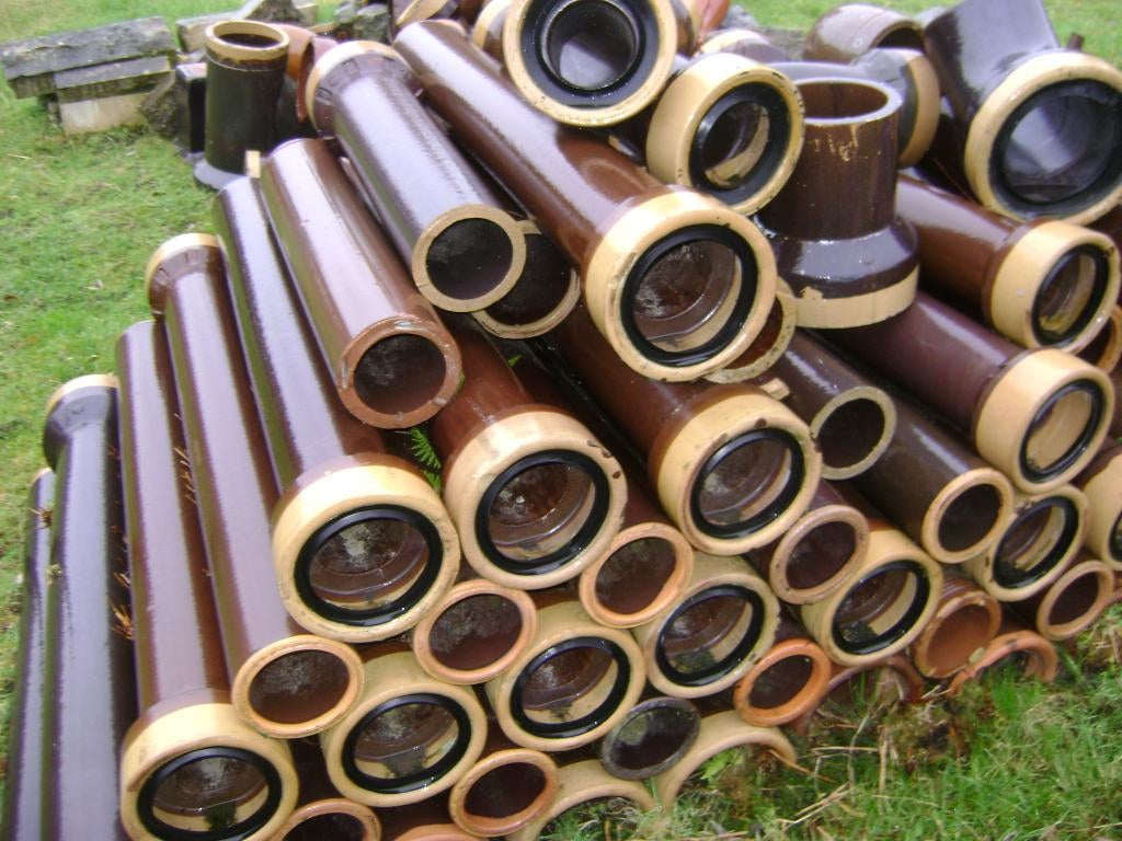 gres buizen + hulpstukken, Ophalen