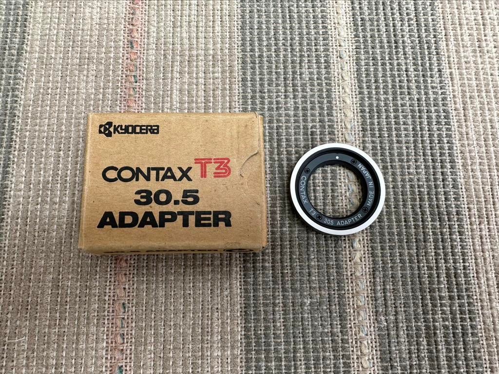 Nieuw Contax T3 30.5 Lens Adapter Silver T 3 t2, Ophalen of Verzenden, Nieuw