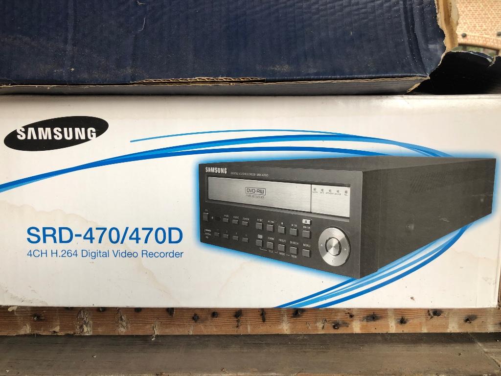 Samsung SRD-470D opname recorder video camera bewaking € 0,0, Audio, Tv en Foto, Videocamera's Analoog, Camera, Ophalen
