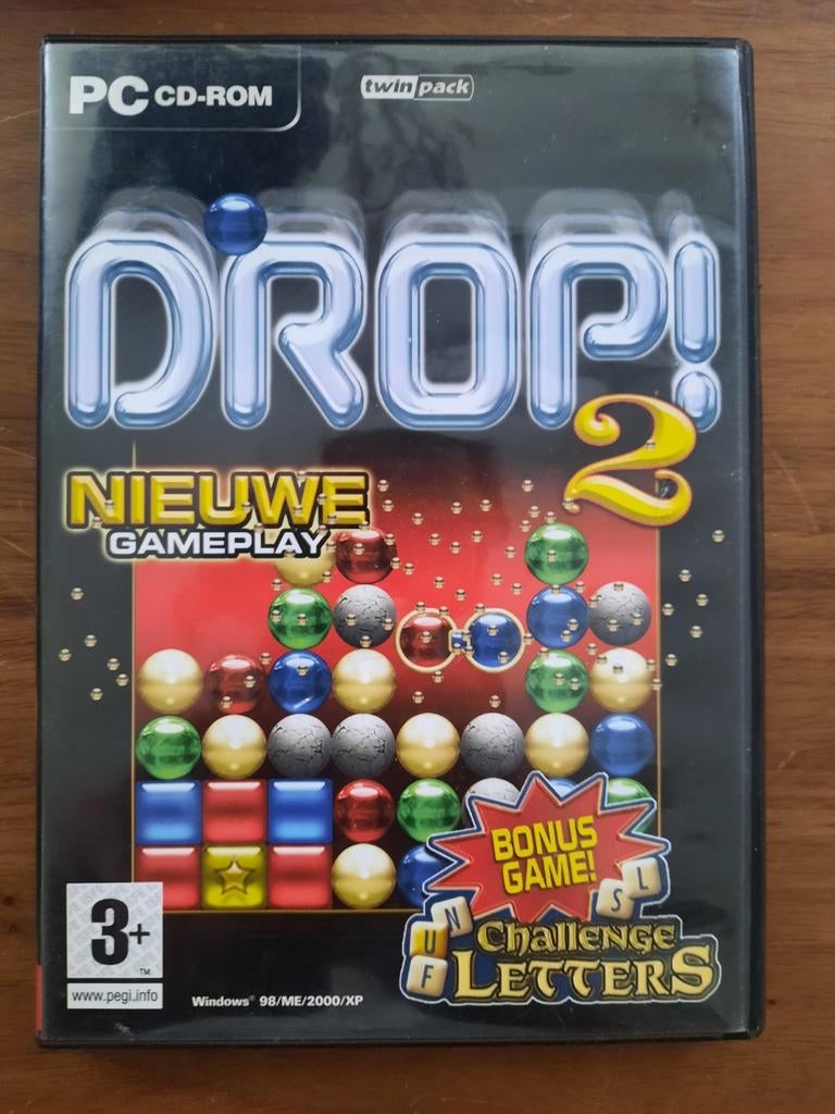PC CD-Rom Drop! 2, Ophalen of Verzenden, Gebruikt