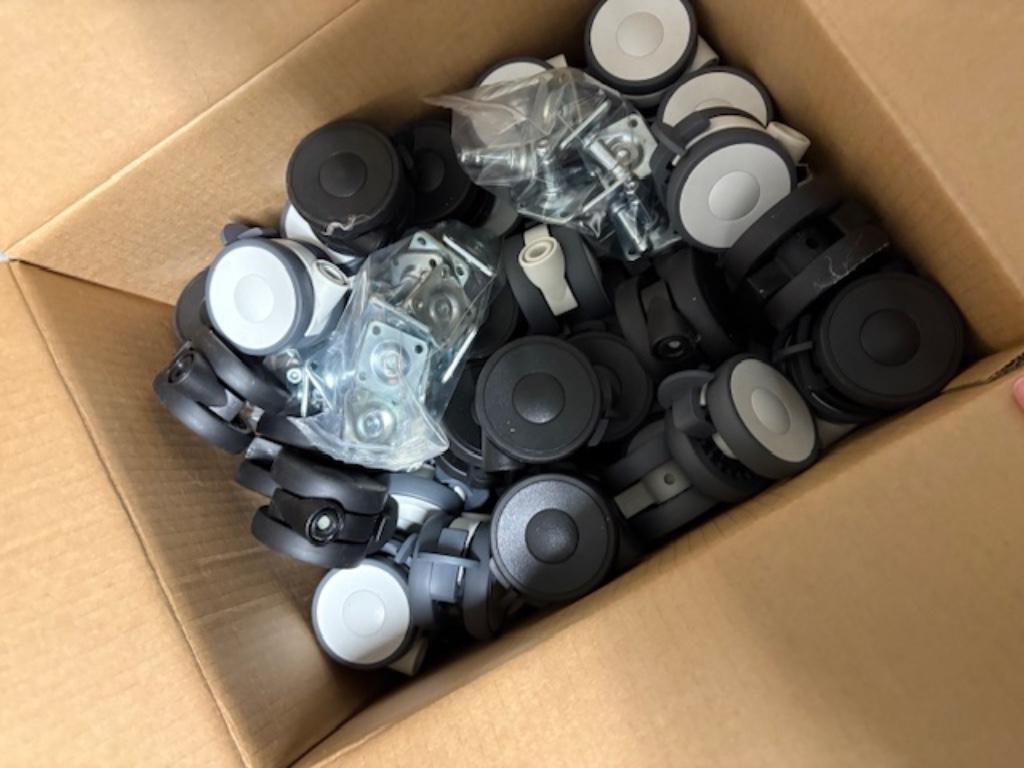 Zwenkwielen Tente Linea reeks 65mm (lot) met rem, Doe-het-zelf en Bouw, Zwenkwielen, Ophalen, Nieuw