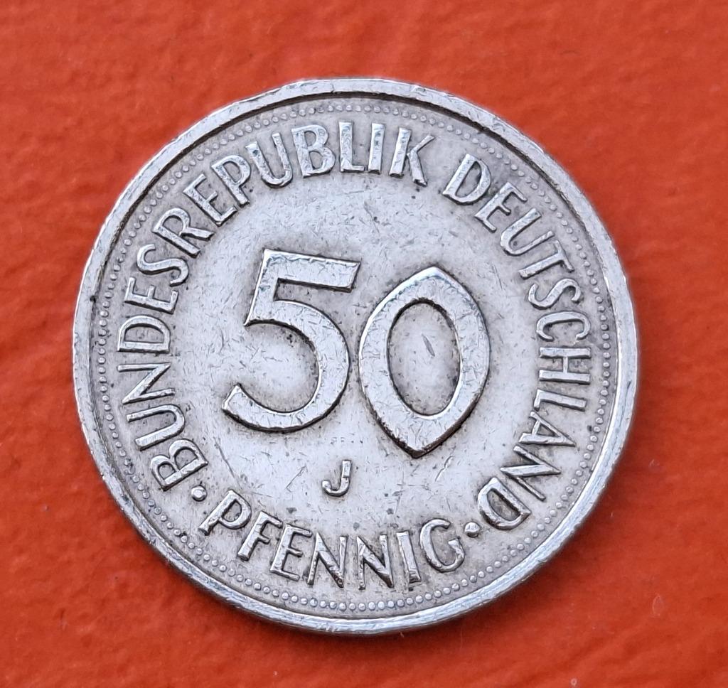 Pièce de monnaie Allemagne 50 pfennig - 1981, Envoi, Allemagne, Monnaie en vrac