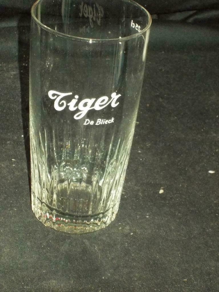 Bierglazen.Tiger.De Blieck.Dupont.Bieren Contreras.D 135, Enlèvement ou Envoi, Comme neuf, Verre ou Verres, Autres marques