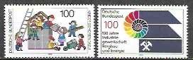 Duitsland Bundespost.  1267/68.  xx, Enlèvement ou Envoi, Non oblitéré