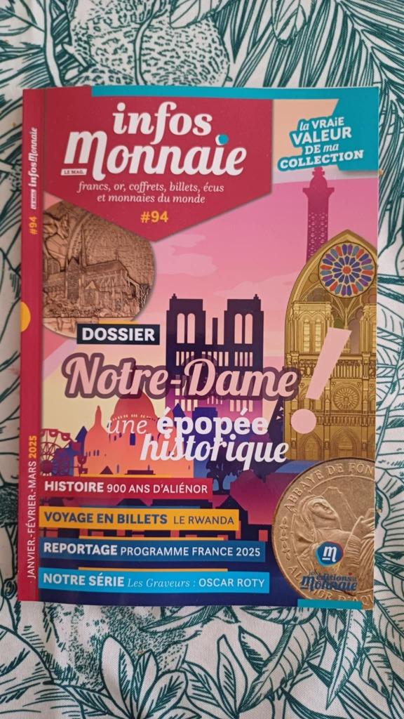 revue argus monnaie (numéro 94 janvier, fevrier,mars 2025), Antiek en Kunst, Ophalen of Verzenden