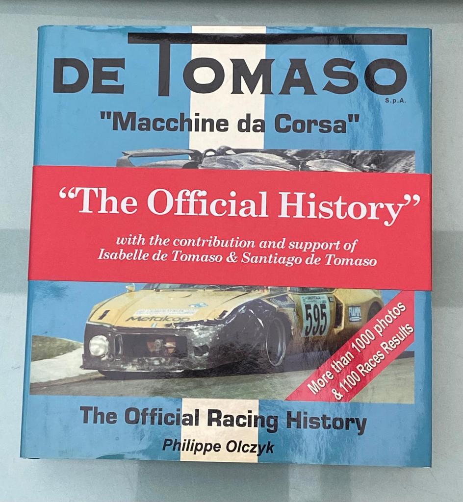 De Tomaso  “ MACCHINE DA CORSA “ The History, Ophalen