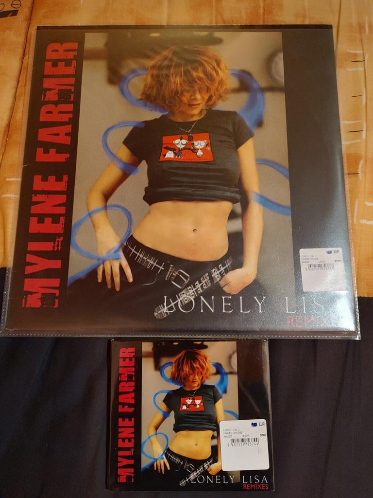 Mylène Farmer - Lonely Lisa - Bleu (2 pièces), Enlèvement, Neuf, dans son emballage
