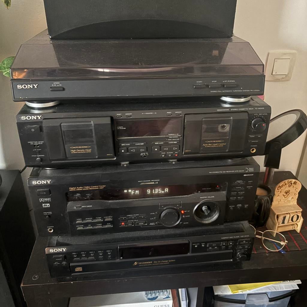 Chaine hifi complete annee 90, Ophalen, Gebruikt, Tuner of Radio, Losse componenten