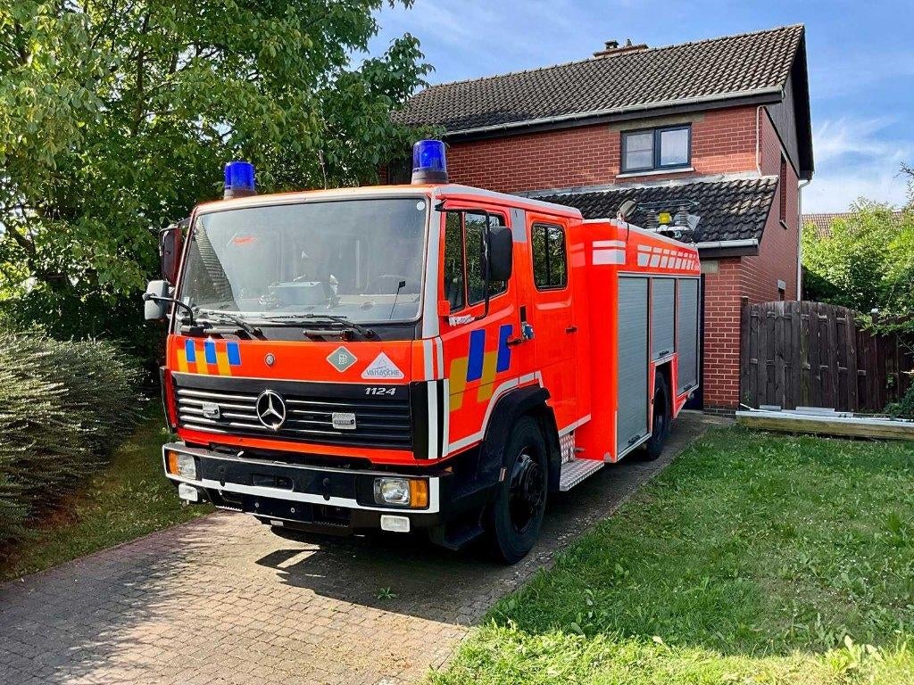 1997 Mercedes-Benz Atego Bluswagen Brandweer, 4 deurs, Mercedes-Benz, Diesel, 6 zetels