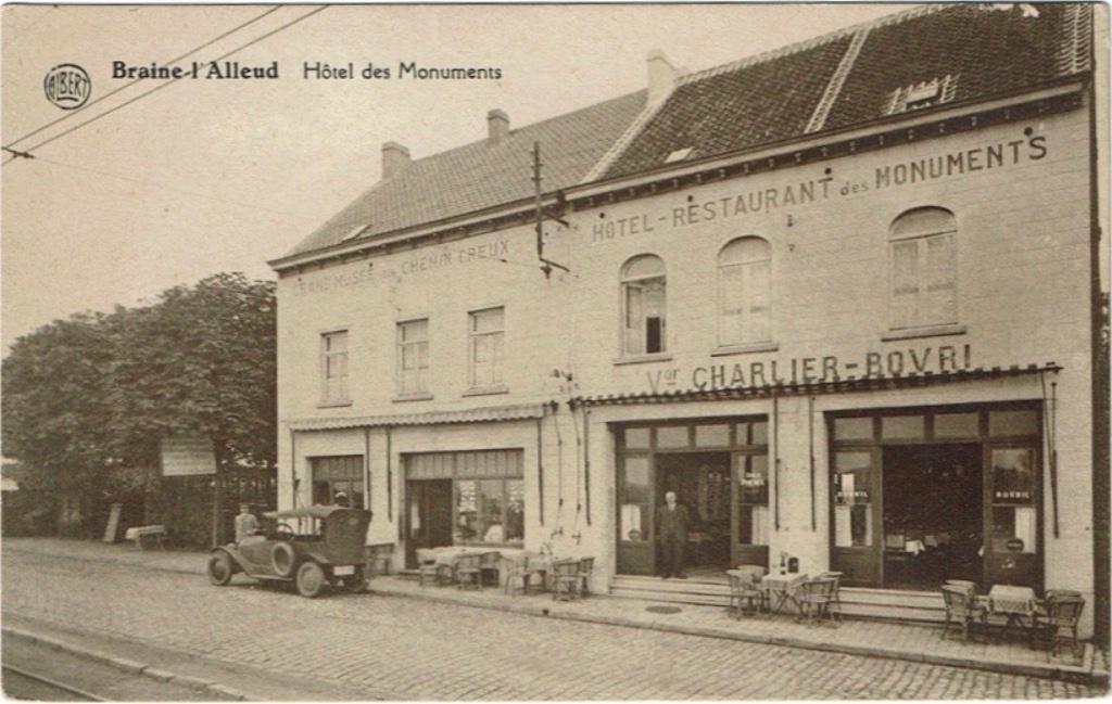 Carte postale ancienne Braine-l'Alleud Hôtel des Monuments, Envoi, Non affranchie, Brabant Wallon