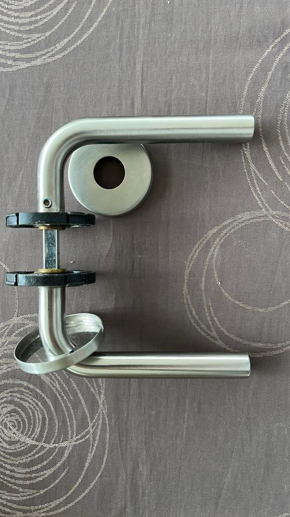 5 deurklinken in inox, Enlèvement, Comme neuf, Inox