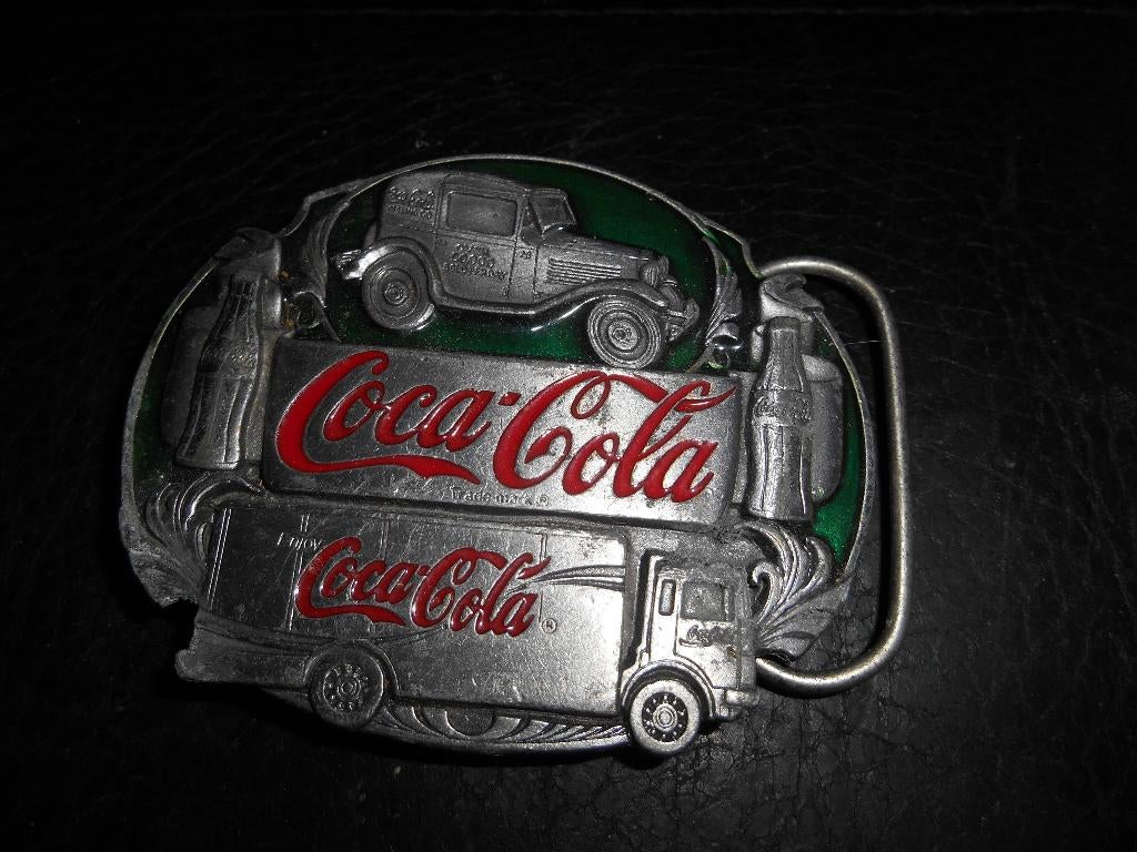 Boucle de ceinture COCA COLA en métal, Collections, Enlèvement ou Envoi