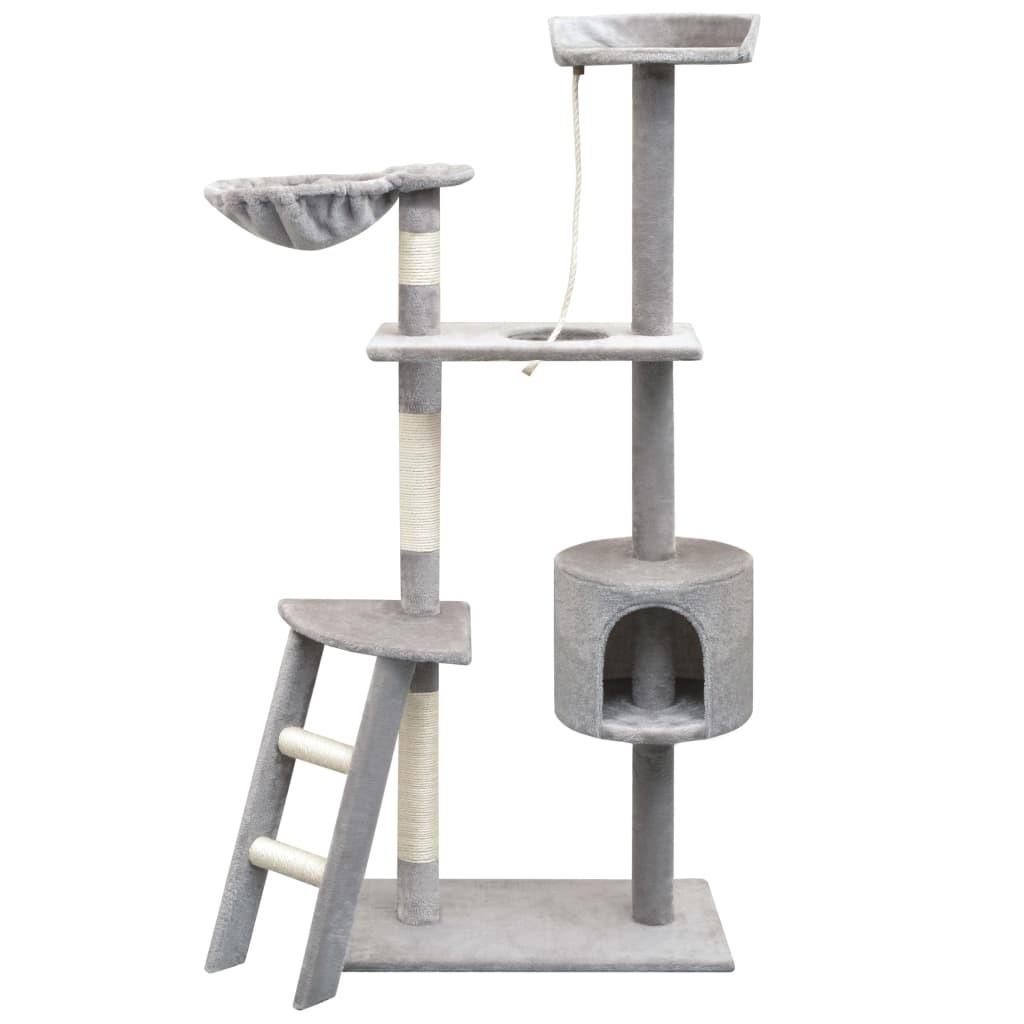 Arbre à chat avec griffoirs en sisal 150 cm Gris, Animaux & Accessoires, Enlèvement ou Envoi, Neuf