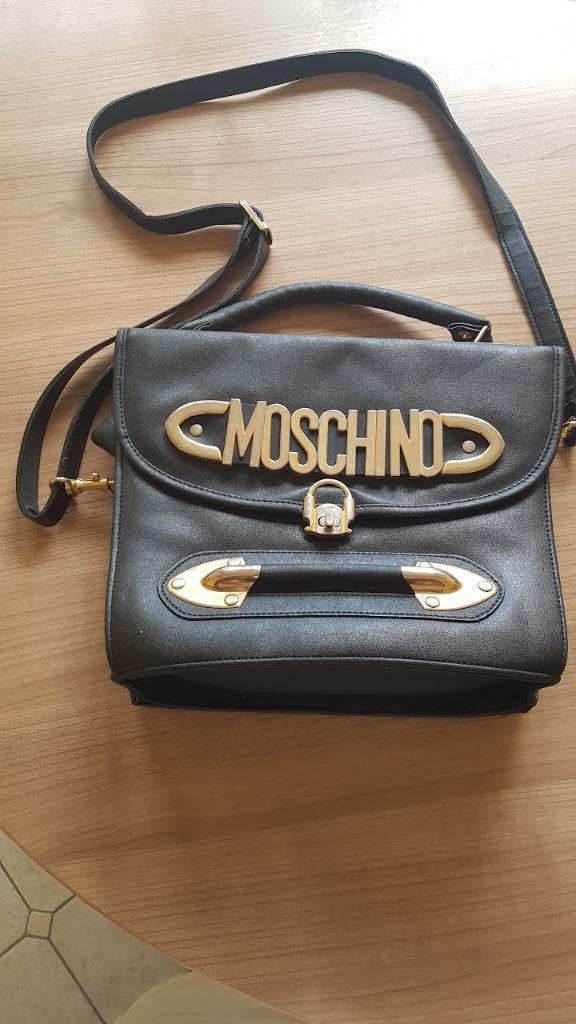 Moschino handtas. Zo goed als nieuw., Ophalen of Verzenden, Zo goed als nieuw, Zwart, Handtas