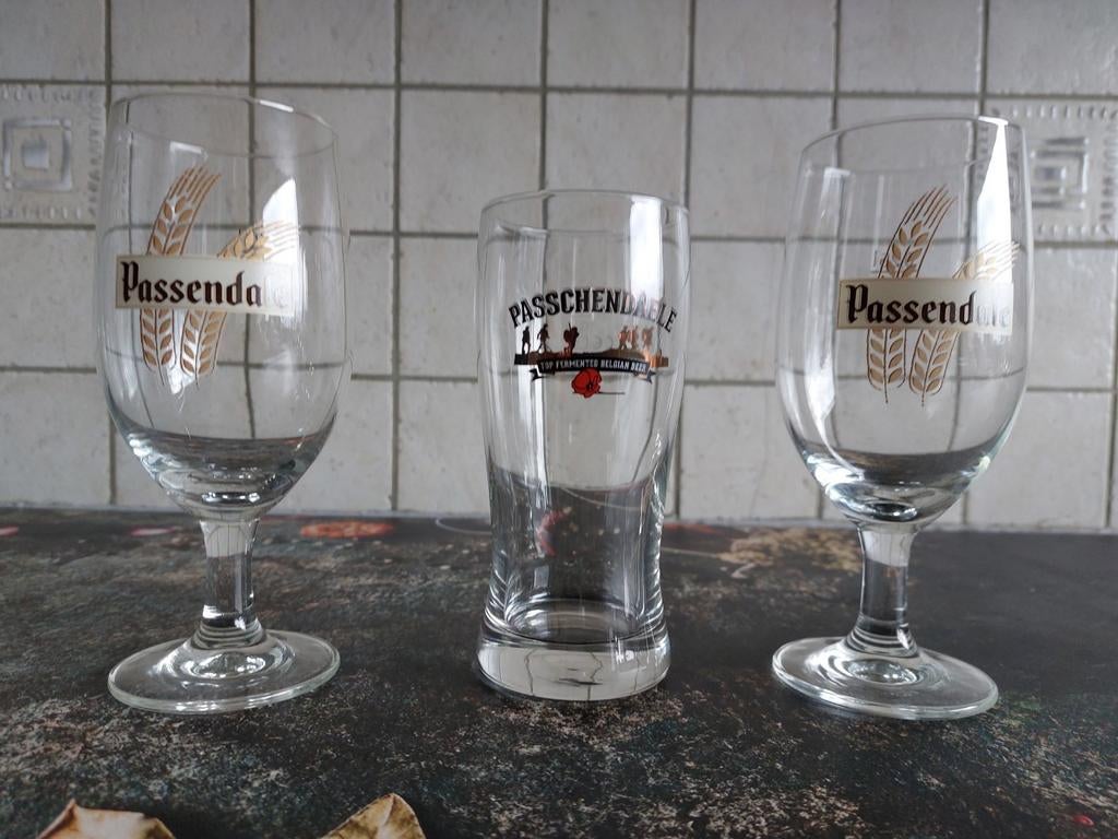 Récupérez des verres de Passdale, Enlèvement ou Envoi, Comme neuf, Verre à bière