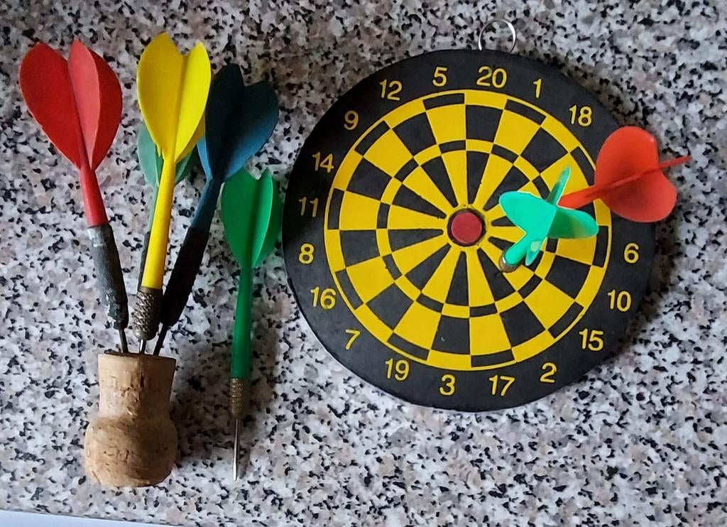 Mini jeu de fléchette 15cm, Enlèvement ou Envoi, Comme neuf
