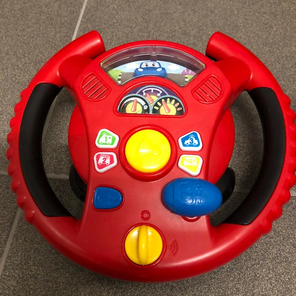 Speelgoed autostuur met licht, muziek en geluiden., Kinderen en Baby's, Ophalen of Verzenden