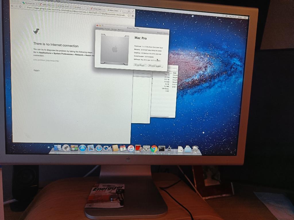Mac Pro 1.1 + Cinema HD Display, Ophalen, HDD en SSD, 2 tot 3 Ghz, 23 inch