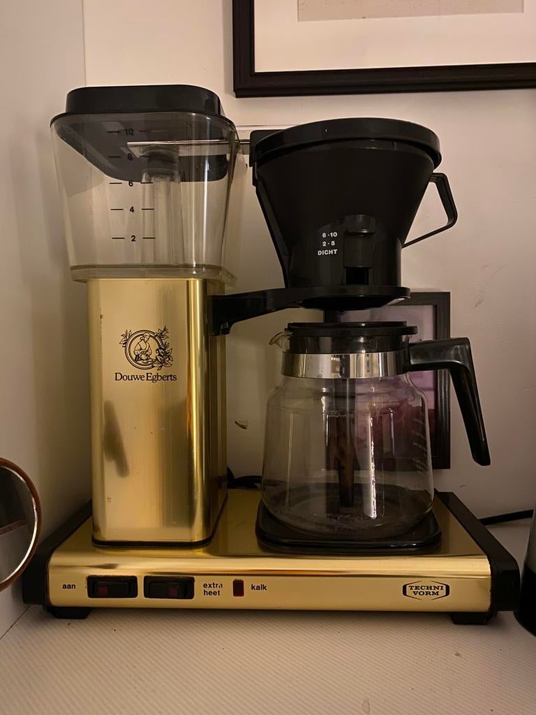 Moccamaster vintage orinigale Technivorm gold, Electroménager, Enlèvement, Utilisé, Cafetière