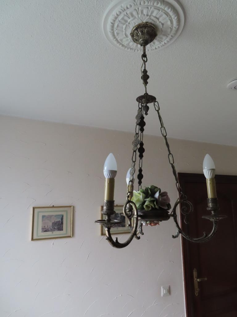 Luster( Curiosa/ brocante), Ophalen, Gebruikt, Metaal