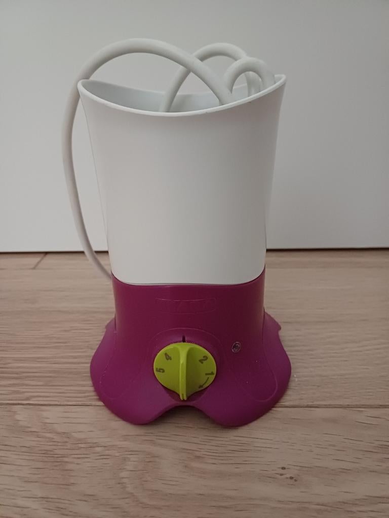 Flesverwarmer, Ophalen