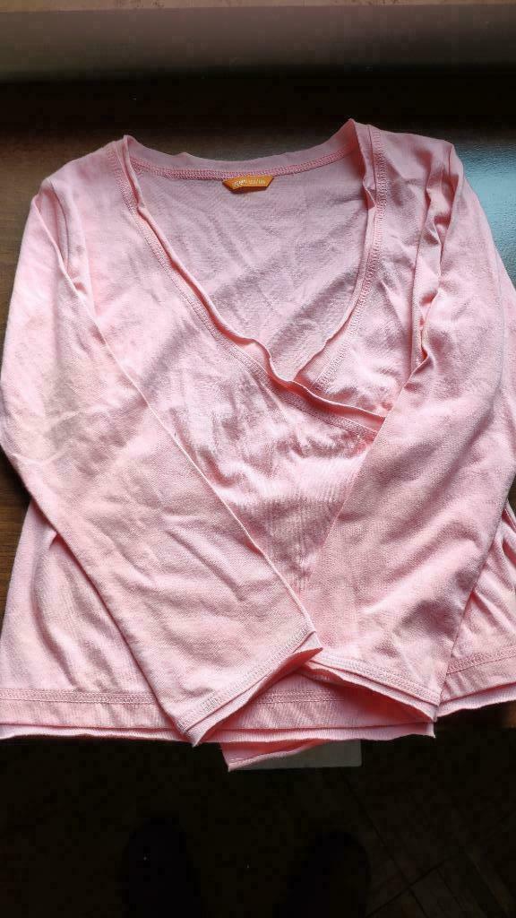 Roze cache coeur balletvestje NIEUW  110 116  ballet vest, Enlèvement ou Envoi, Neuf, Fille, Pull ou Veste