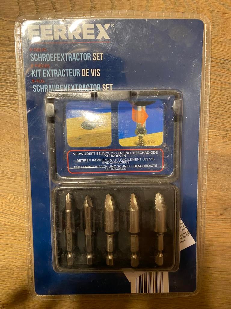 Schroefextractor set ferrex, Tuin en Terras, Ophalen, Nieuw, Overige soorten, Ferrex