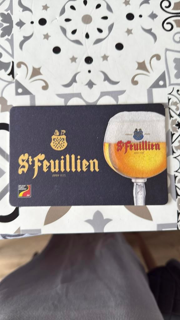 Bierviltje St Feuillien, Verzamelen, Ophalen of Verzenden, Nieuw