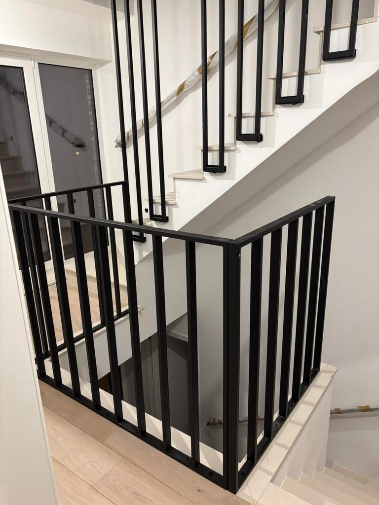 Portes à balustrade et pivotantes - portes en acier, Bricolage & Construction, Neuf, Enlèvement ou Envoi, Verre, Porte intérieure