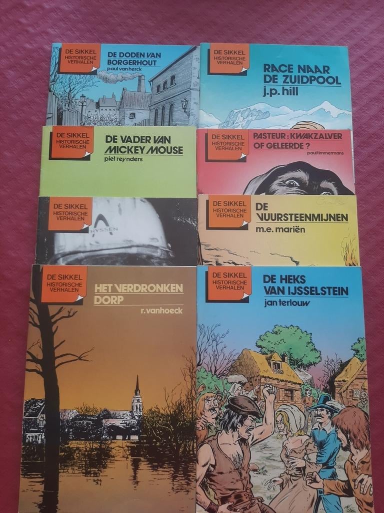 Set van 7 Vintage “De Sikkel – Historische Verhalen”, Ophalen of Verzenden, Gelezen