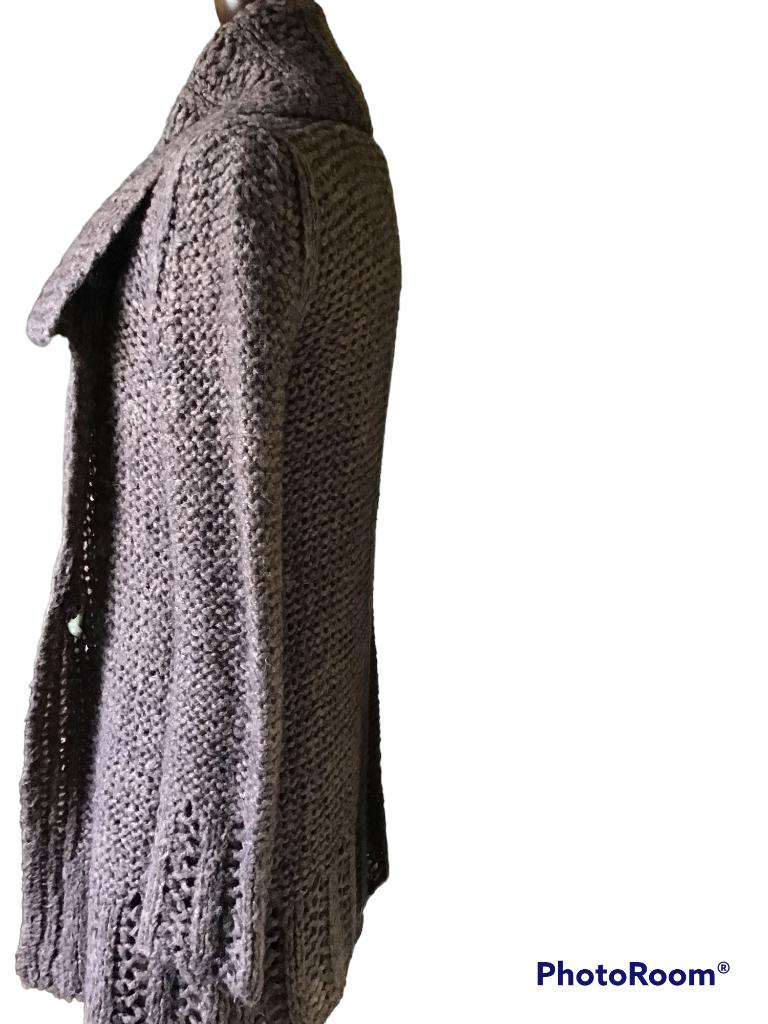 Mer du Nord warme lange gilet mt 36-38, Neuf, Enlèvement ou Envoi, Taille 36 (S), Brun