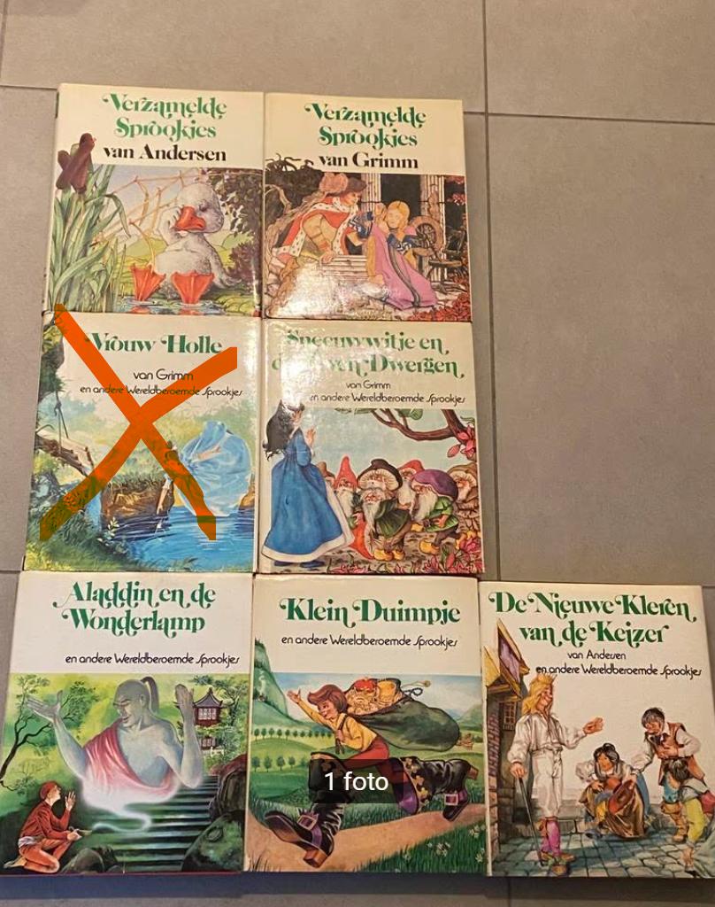 Wereldberoemde sprookjes van Grimm / Andersen, Livres, Contes & Fables, Utilisé, Enlèvement