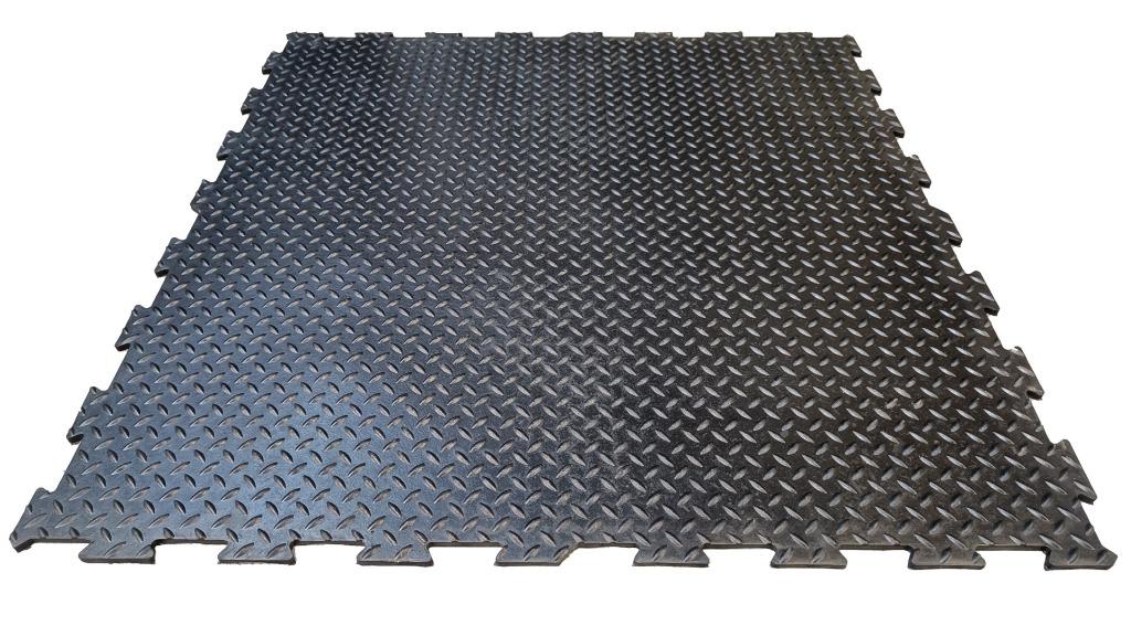 Rubber stalmat 1x1 meter, 12 mm dik, Dieren en Toebehoren, Flexidal, Info@rubbervloer.be, Stalling, 1 paard of pony
