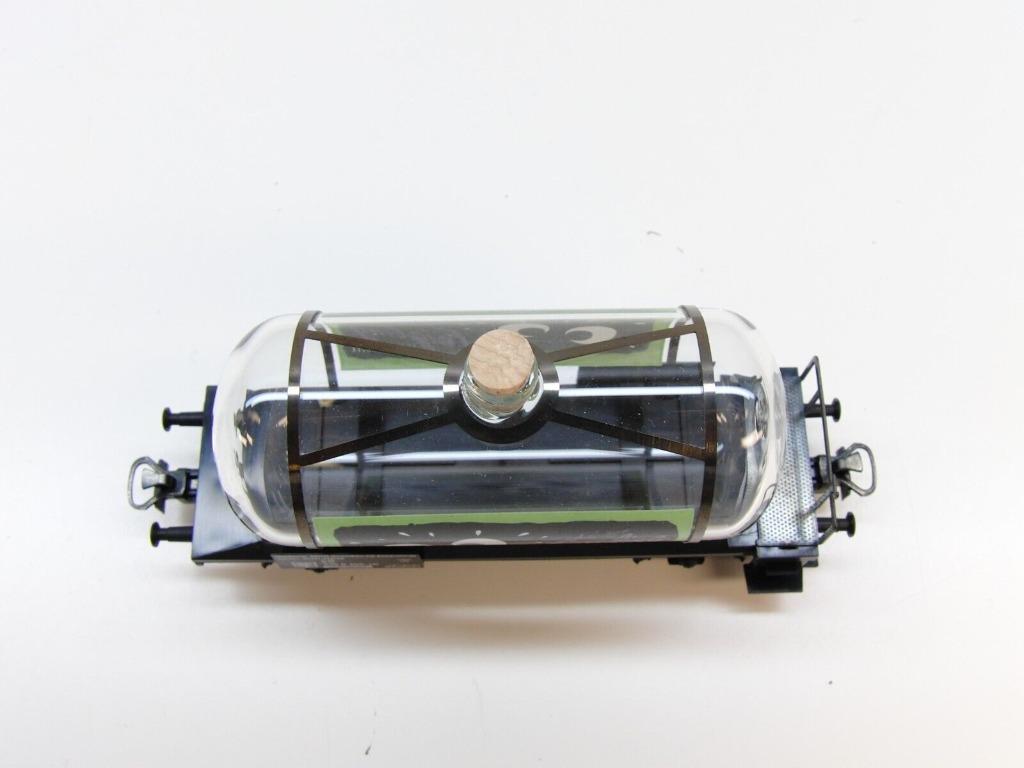Marklin Met kurk afgesloten Ketelwagen uit glasOpschrift : ", Hobby en Vrije tijd, Wisselstroom, Verzenden, Märklin, Nieuw