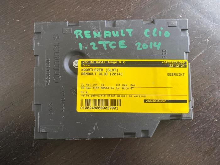 Lecteur de carte (serrure) d'un Renault Clio, Enlèvement ou Envoi, 3 mois de garantie, Utilisé, Renault