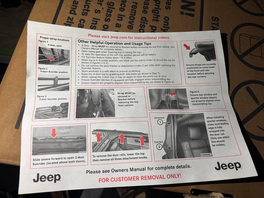 Voor Wrangler JK 2010/2018 softtop nieuw, Auto-onderdelen, Ophalen, Nieuw, Jeep