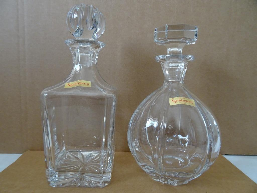 Décanteur carafe à vin set carafes en cristal Nachtmann, Enlèvement ou Envoi, Comme neuf, Cristal, Autres types