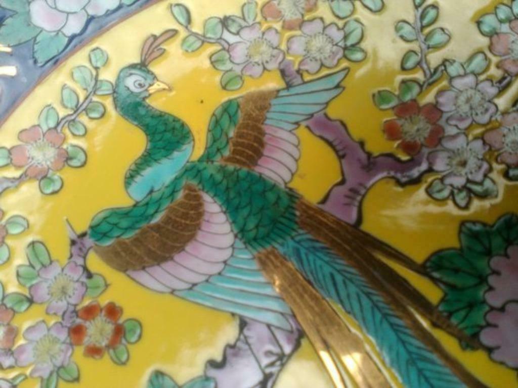 chinees IMARI porseleinen sierbord, Antiek en Kunst, Antiek | Porselein, Ophalen