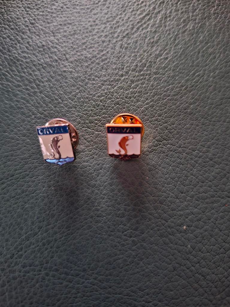 Orval pin's, Ophalen of Verzenden, Zilver, Zilver