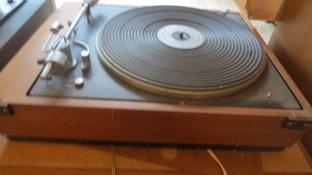 1 platenspeler lenco en zonder pvc deksel, Enlèvement, Tourne-disque, Dual