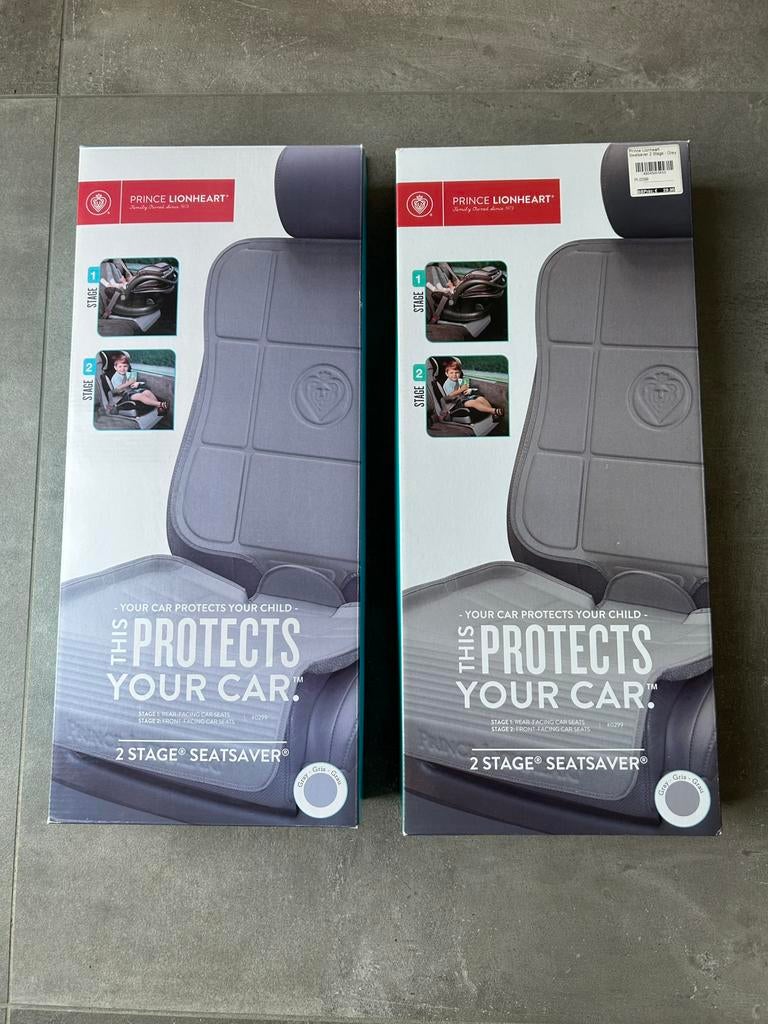 Prince lionheart - 2 Stage seatsaver grijs. 2 stuks. Nieuw, Ophalen of Verzenden, Nieuw