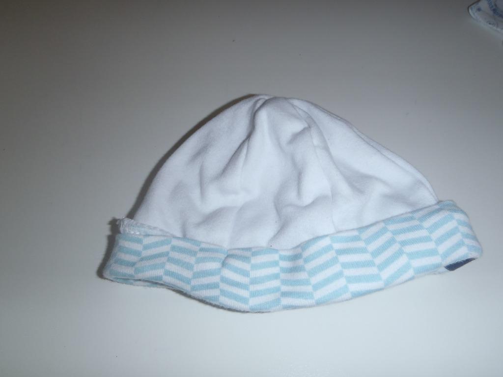 bonnet blanc naissance, Enfants & Bébés, Enlèvement ou Envoi, Comme neuf, Garçon ou Fille, Bonnet