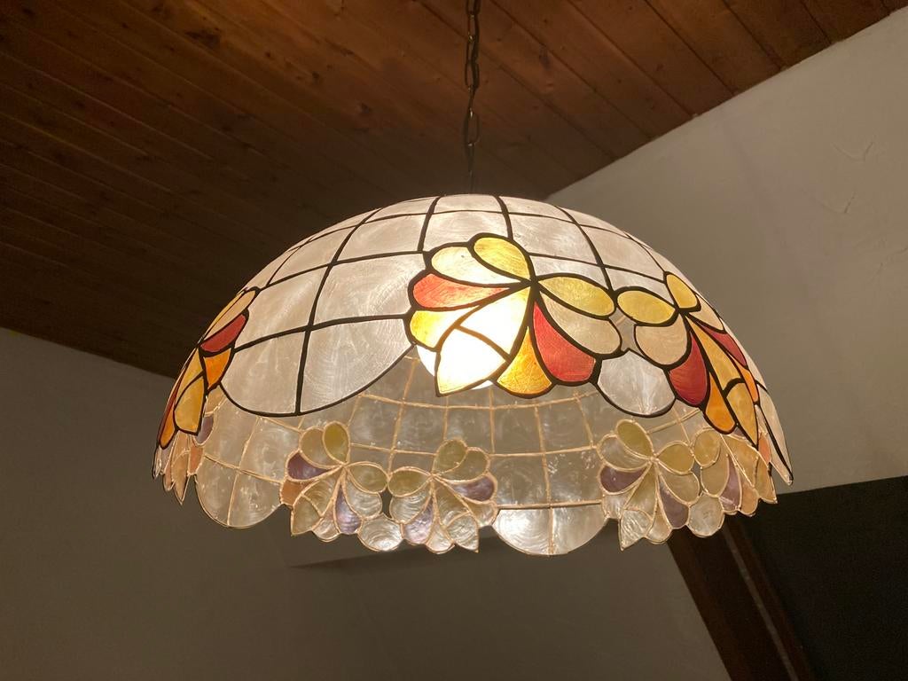 Tiffany-stijl glas-in-lood hanglamp  / verlichting, Enlèvement