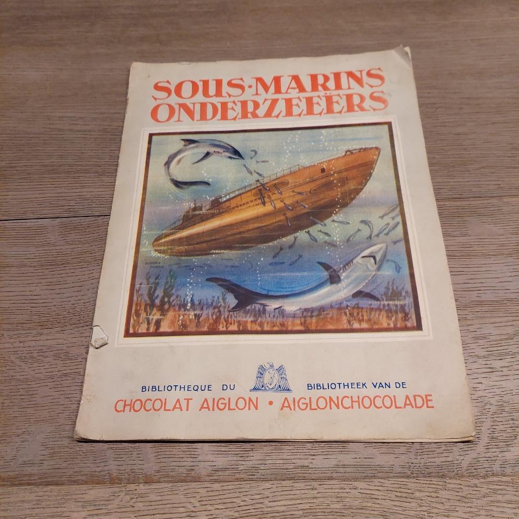 plakboek "Onderzeeërs", Verzamelen, Ophalen of Verzenden, Gebruikt, Overige onderwerpen, Prent