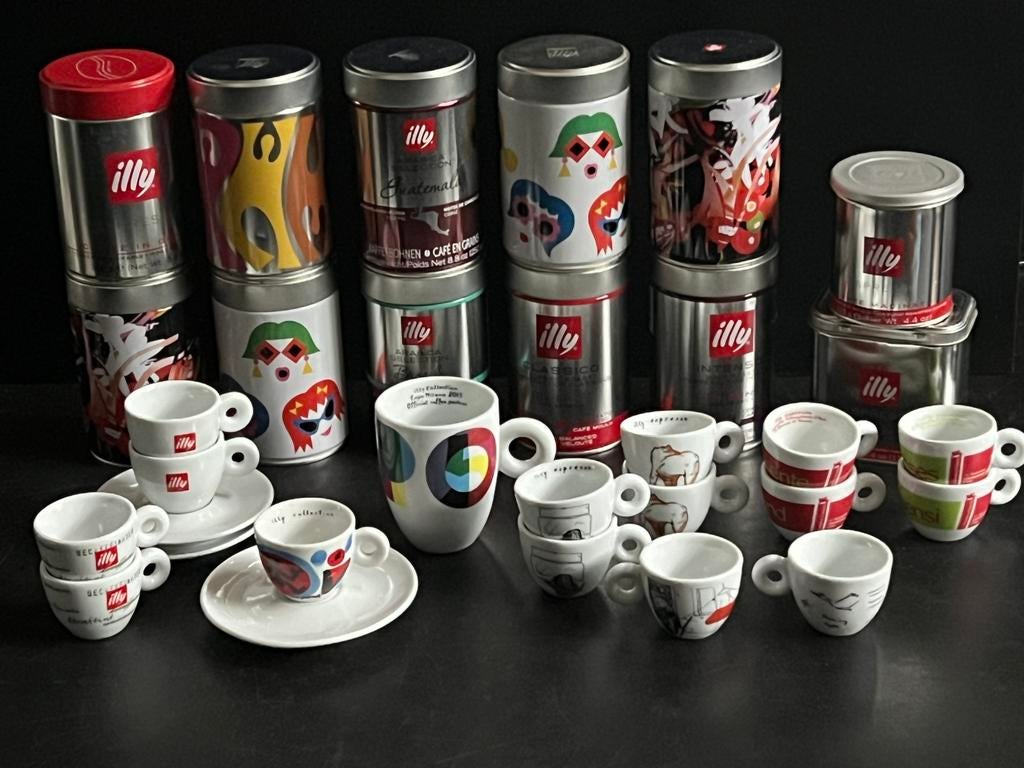 Unieke collectie Illy-tasjes & dozen, Collections, Enlèvement