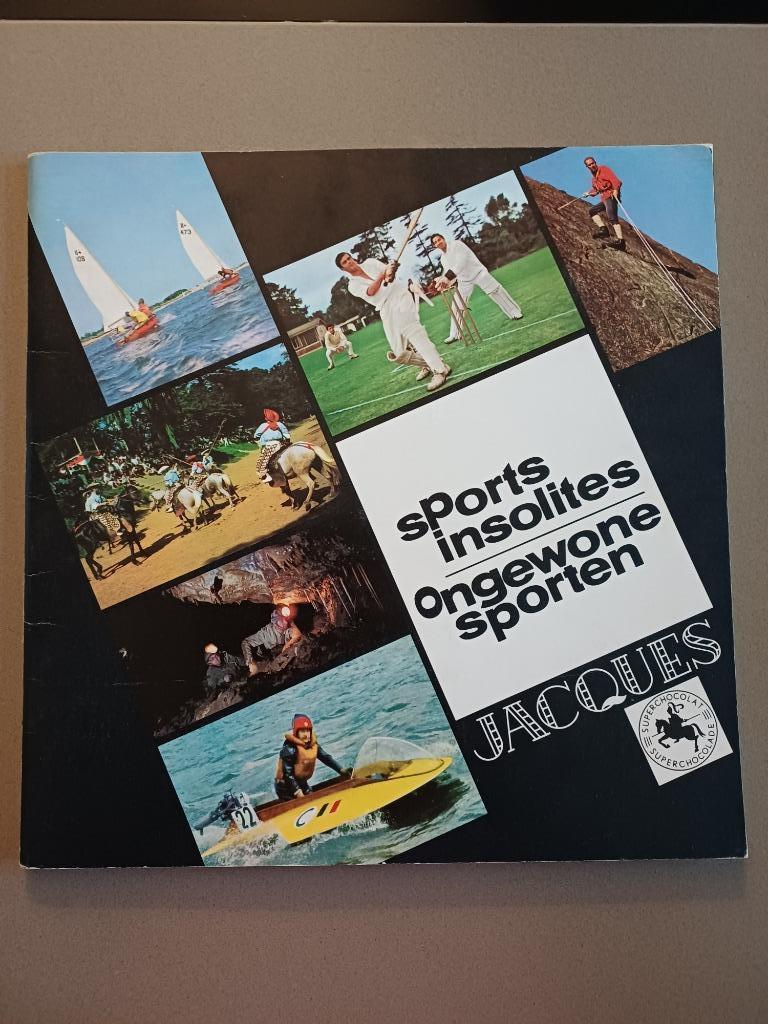Verzamelalbum 'Ongewone sporten' van Jacques Chocolade, Verzamelen, Foto's en Prenten, 1960 tot 1980, Gebruikt, Foto, Ophalen of Verzenden