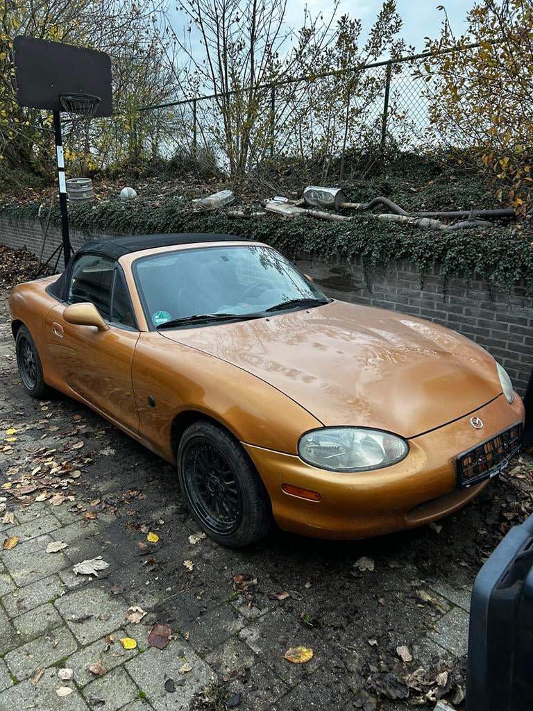 Mazda mx5 nb 1999, Zwart, 1600 cc, Handgeschakeld, Particulier