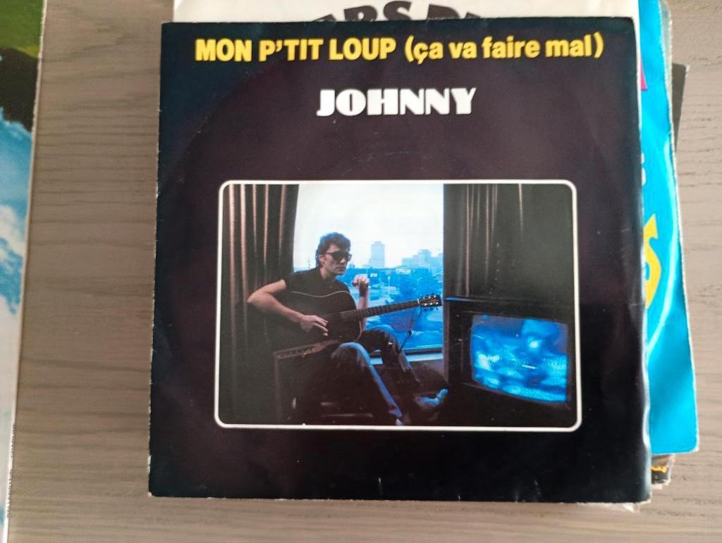 Johnny Hallyday - Mon p'tit loup, Single, Utilisé, Pop, 7 pouces