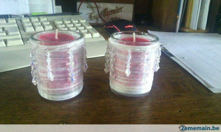 2 verres bougeoirs PartyLite, Maison & Meubles, Accessoires pour la Maison | Bougeoirs & Bougies, Enlèvement ou Envoi, Neuf